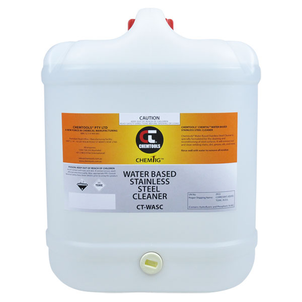 CHEMTOOLS WATER BASED ALUMINIUM & STAINLESS STEEL CLEANER - 20L